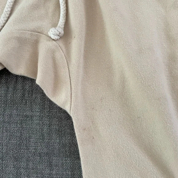 6 to 12 month Baby Barn sweat set. Ivory/off white color, super comfy - Picture 4 of 4